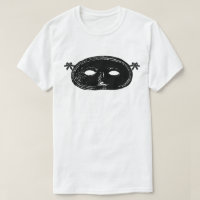 Vintage masquerade party mask black white