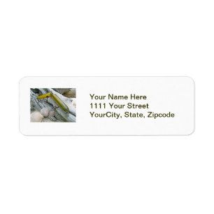 Vintage Masterlure Jointed Eel Return Address Label