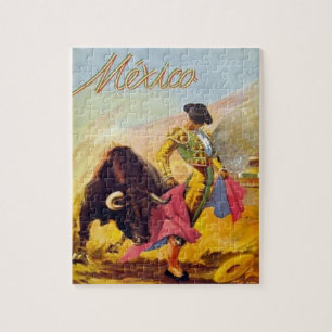 Vintage Matador Mexico Travel Advertisement Jigsaw Puzzle