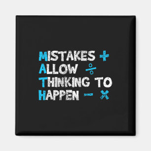 Vintage Math Teacher Funny Saying Gift Magnet