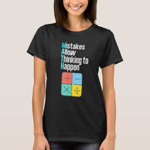 Vintage Math Teacher Saying 1 T-Shirt
