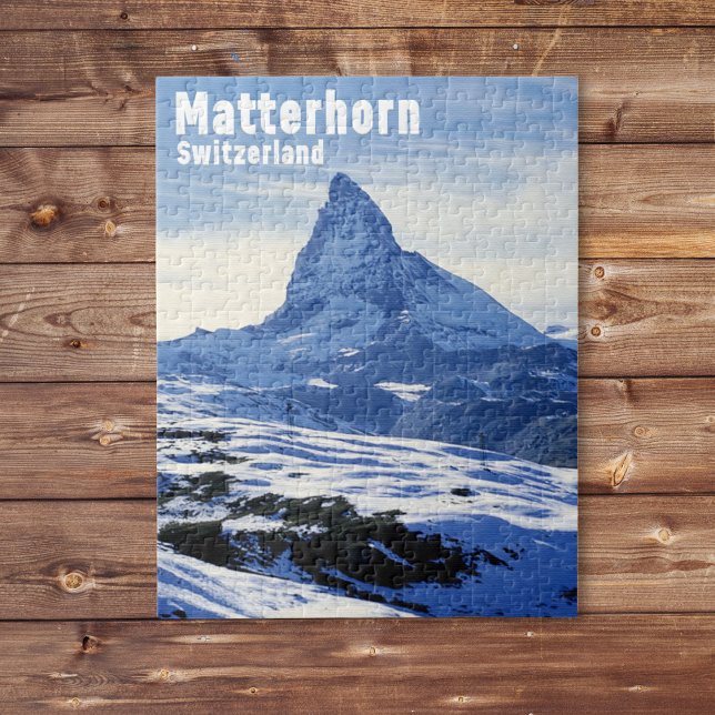 Vintage Matterhorn, Switzerland Jigsaw Puzzle (Creator Uploaded)