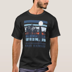 Vintage Maui Hawaii Hawaiian Beach 80s Surf Surfer T-Shirt