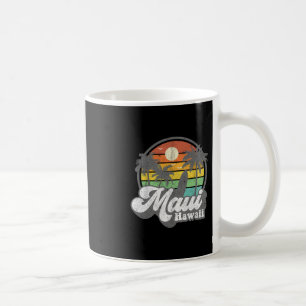 Vintage Maui Hawaii Hawaiian Beach Surfing 70's Su Coffee Mug