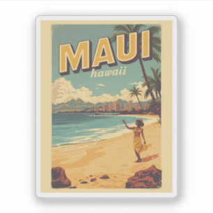 Vintage Maui hawaii tropical beach souvenirs gifts