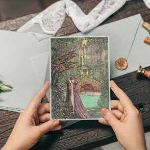 Vintage Maurice Lalau Valentines Day Card