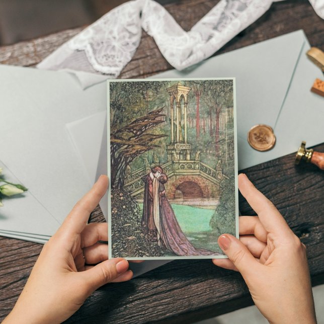 Vintage Maurice Lalau Valentines Day Card (Creator Uploaded)