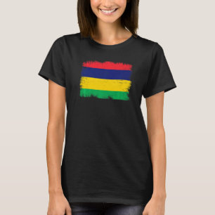 Vintage Mauritius Flag Mauritian Independence Day T-Shirt