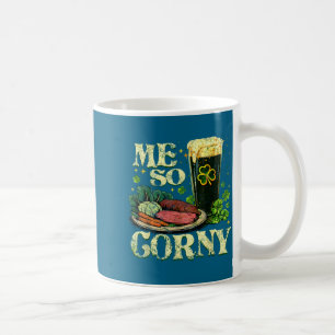 Vintage me so corny beer corned beef and cabbage coffee mug