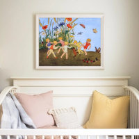 Vintage Meadow Children Playing Freddie Langeler