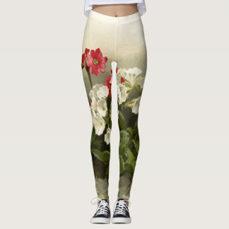 Vintage Meadow Primrose Leggings