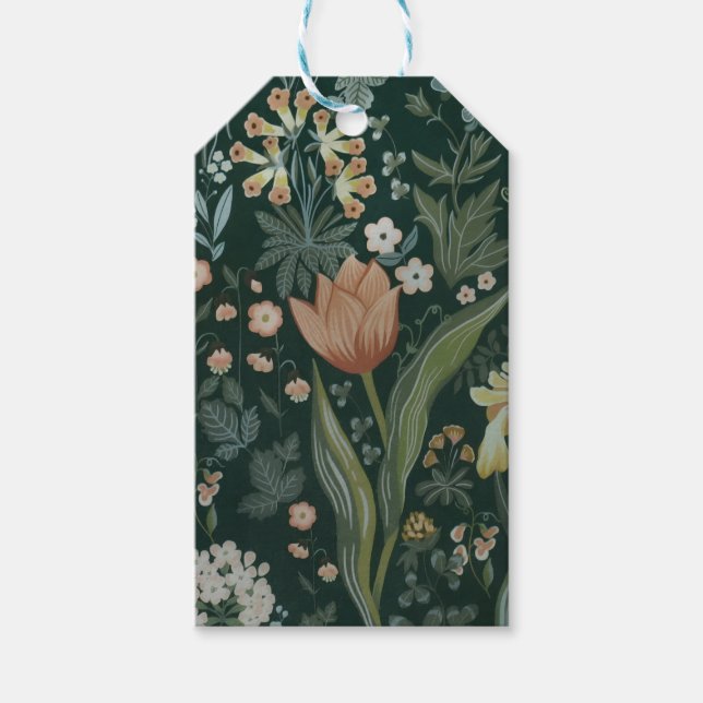 Vintage Meadow Tapestry Gift Tags (Front)