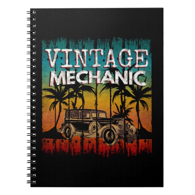 VINTAGE MECHANIC NOTEBOOK (Front)