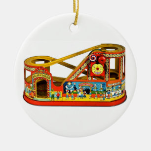 Vintage Mechanical Toy Ceramic Ornament