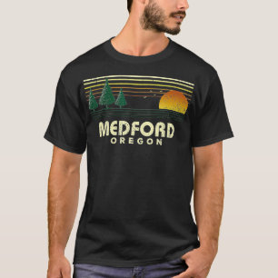 Vintage Medford Sunset Oregon Souvenir T-Shirt