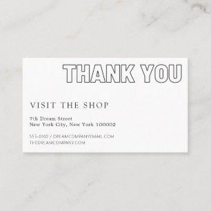 Vintage Media Insert  Thank You