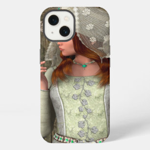 Vintage Mediaeval Princess Renaissance Art iPhone Case