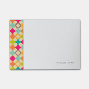 Vintage mediaeval rosette pattern post-it notes