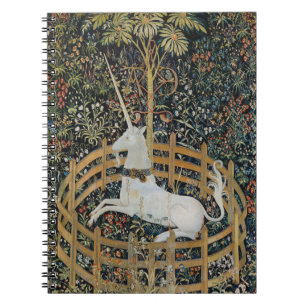 Vintage Mediaeval Unicorn in Captivity Art Notebook