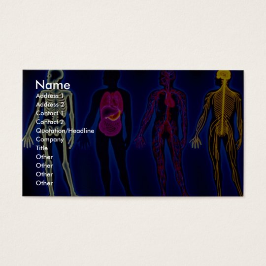 Vintage Medical, human systems Business Card