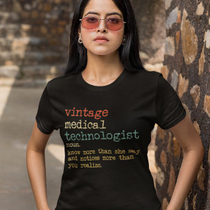 Vintage Medical Technologist Laboratory Scientists T-Shirt