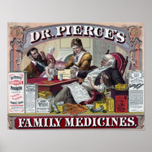 Vintage Medicine Advertisement Poster