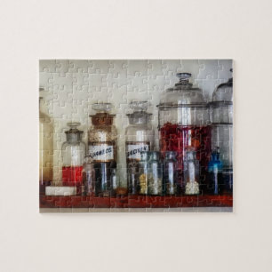 Vintage Medicine Bottles Jigsaw Puzzle