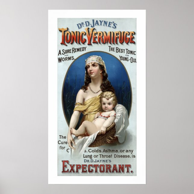 Vintage Medicine Poster (Front)