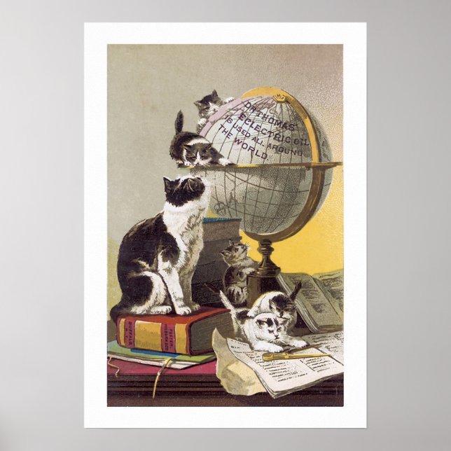 Vintage Medicine Poster - Electric Oil (Front)