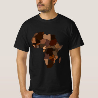 Vintage Melanin Africa Map Tee Unisex