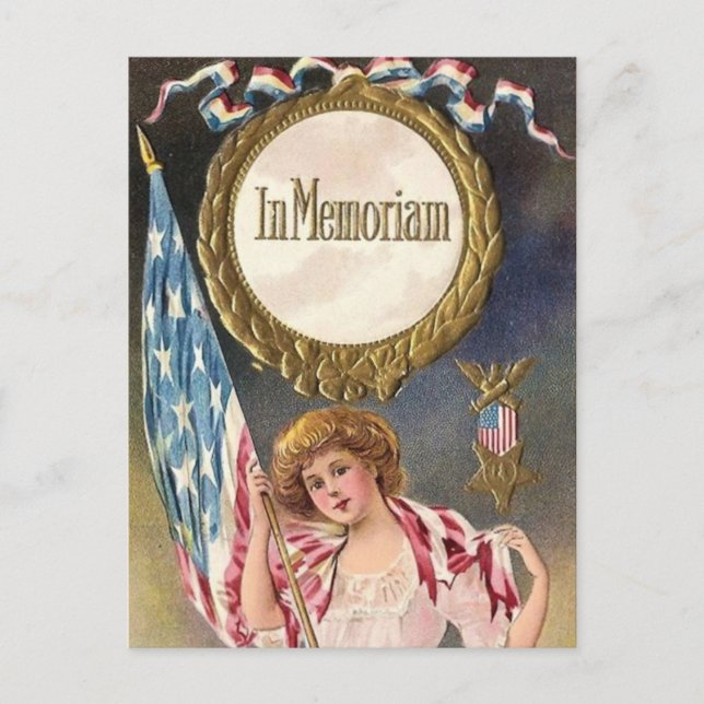 Vintage Memorial Day Postcard (Front)