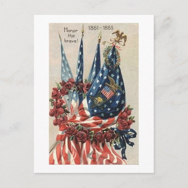 Vintage Memorial Day Postcard (Front)