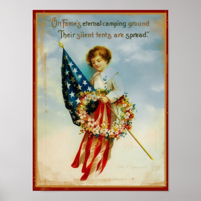 Vintage Memorial Day Poster (Front)