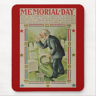 Vintage Memorial Day The Fallen Mouse Pad