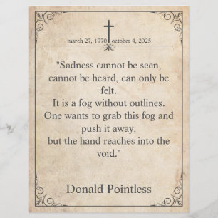 Vintage Memorial Sympathy - Antique