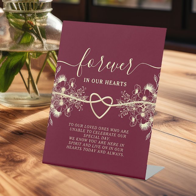 Vintage Memorial Table Pedestal Sign (Creator Uploaded)