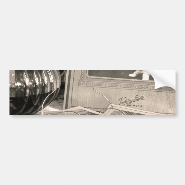 Vintage Memories Bumper Sticker (Front)
