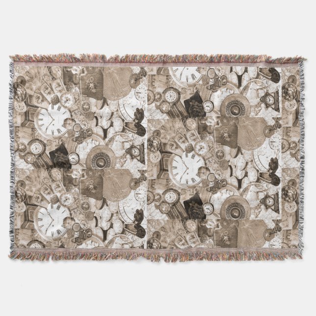 Vintage Memories Throw Blanket (Front)