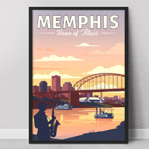 Vintage Memphis Poster