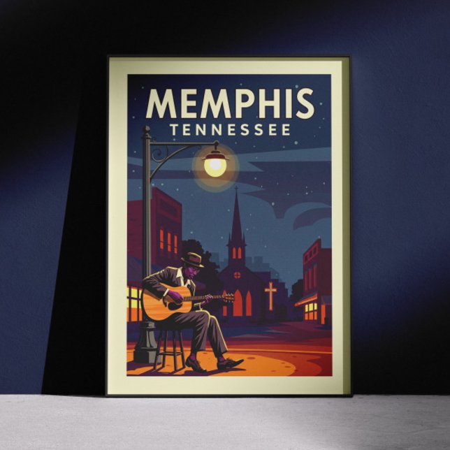 Vintage Memphis Tennessee Poster (Creator Uploaded)