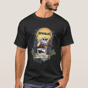 Vintage Meowtallica Essential Kitten Funny Cats Lo T-Shirt