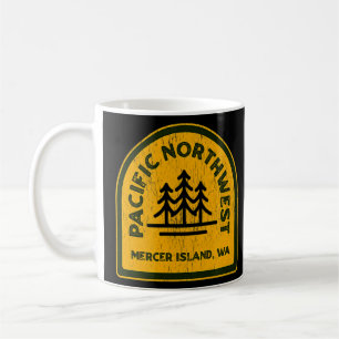 Vintage Mercer Island Washington PNW Pacific North Coffee Mug