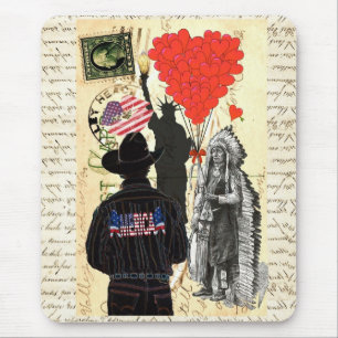 Vintage Merica Mouse Pad