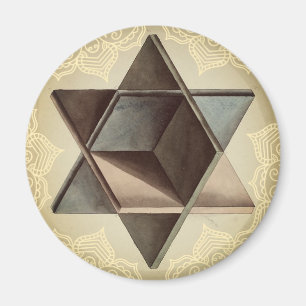 Vintage Merkabah Magnet