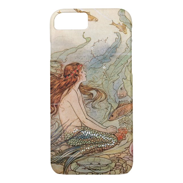 Vintage Mermaid Case-Mate iPhone Case (Back)