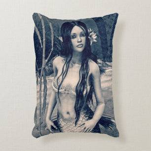 Vintage Mermaid Decorative Cushion