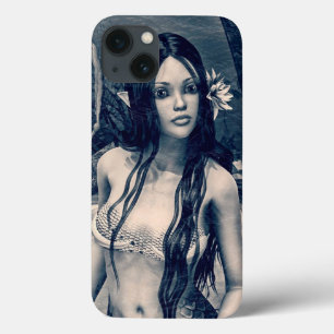 Vintage Mermaid Old Photo Fantasy Art iPhone 13 Case