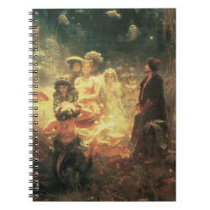 Vintage Mermaid Queen Notebook