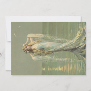 Vintage Mermaid Sea Nymph Postcard