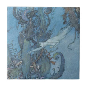 Vintage Mermaid Tile